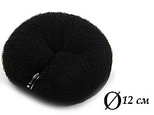 Валик для объема волос Q-66 черный Ø 10 см на кнопке AISULU (м) №11189(2)