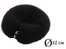 Валик для объема волос Q-66 черный Ø 12 см на кнопке AISULU (м) №70841(2)