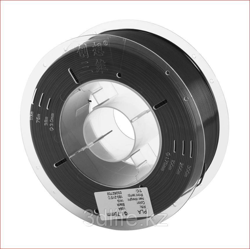 PLA пластик Черный 1.75