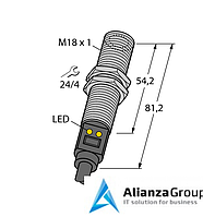 Инфракрасный датчик температуры TURCK M18TUP8
