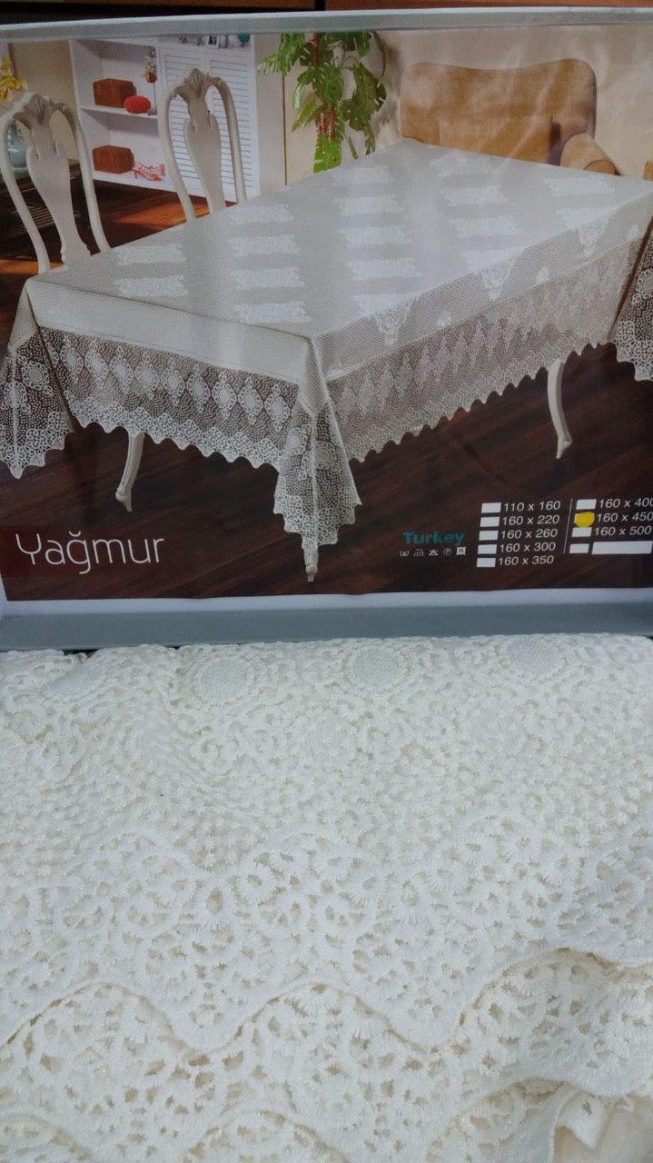 Скатерть гипюр 160 х 4,5 м