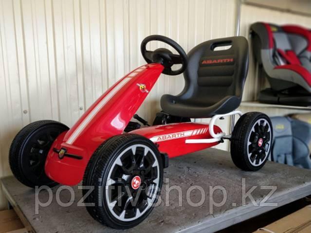 Педальный картинг Abarth красный, фото 1