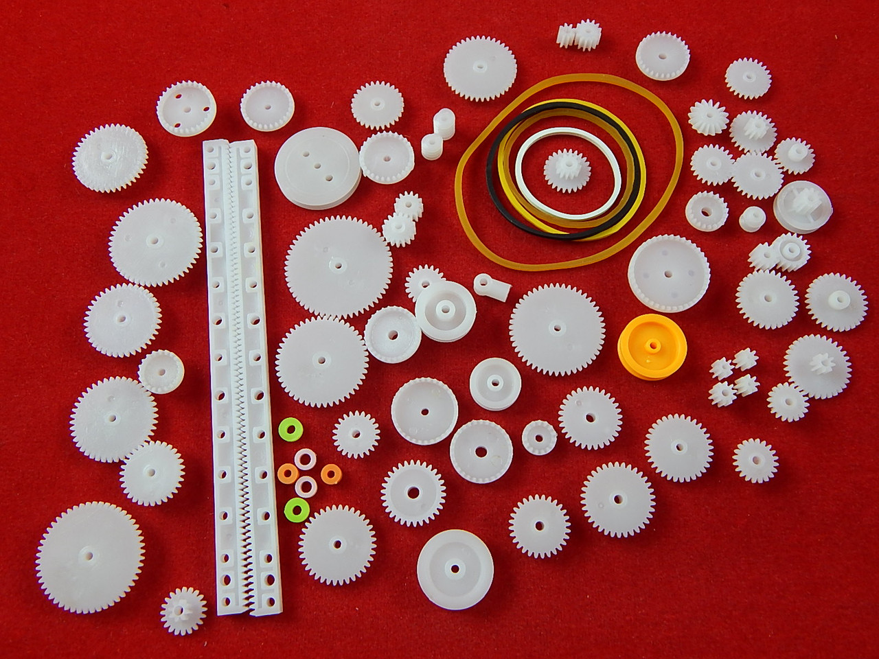 Набор шестерёнок для Arduino (70 предметов) - фото 1 - id-p76715164