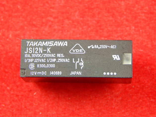 Реле  JS12N-K TAKAMISAWA, фото 2