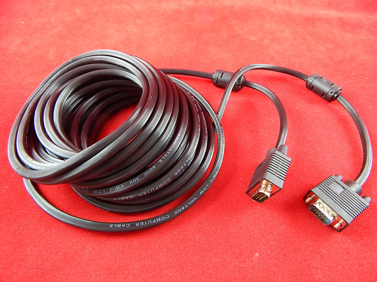 Интерфейсный кабель VGA (D-Sub) 10м, Черный