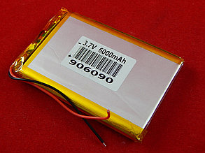 Литий-полимерный аккумулятор 3.7 V...6000mAh (906090)