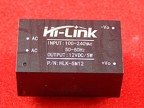Преобразователь AC-DC, HLK-5M12 (12В, 5Вт)