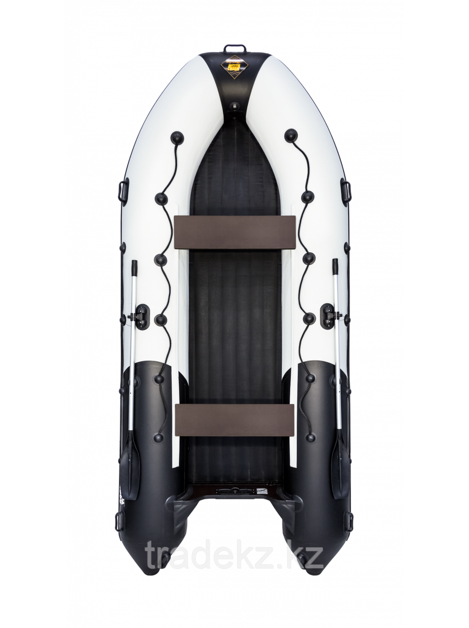 Лодка Ривьера 4000 НДНД Гидролыжа комби светло-серый/черный