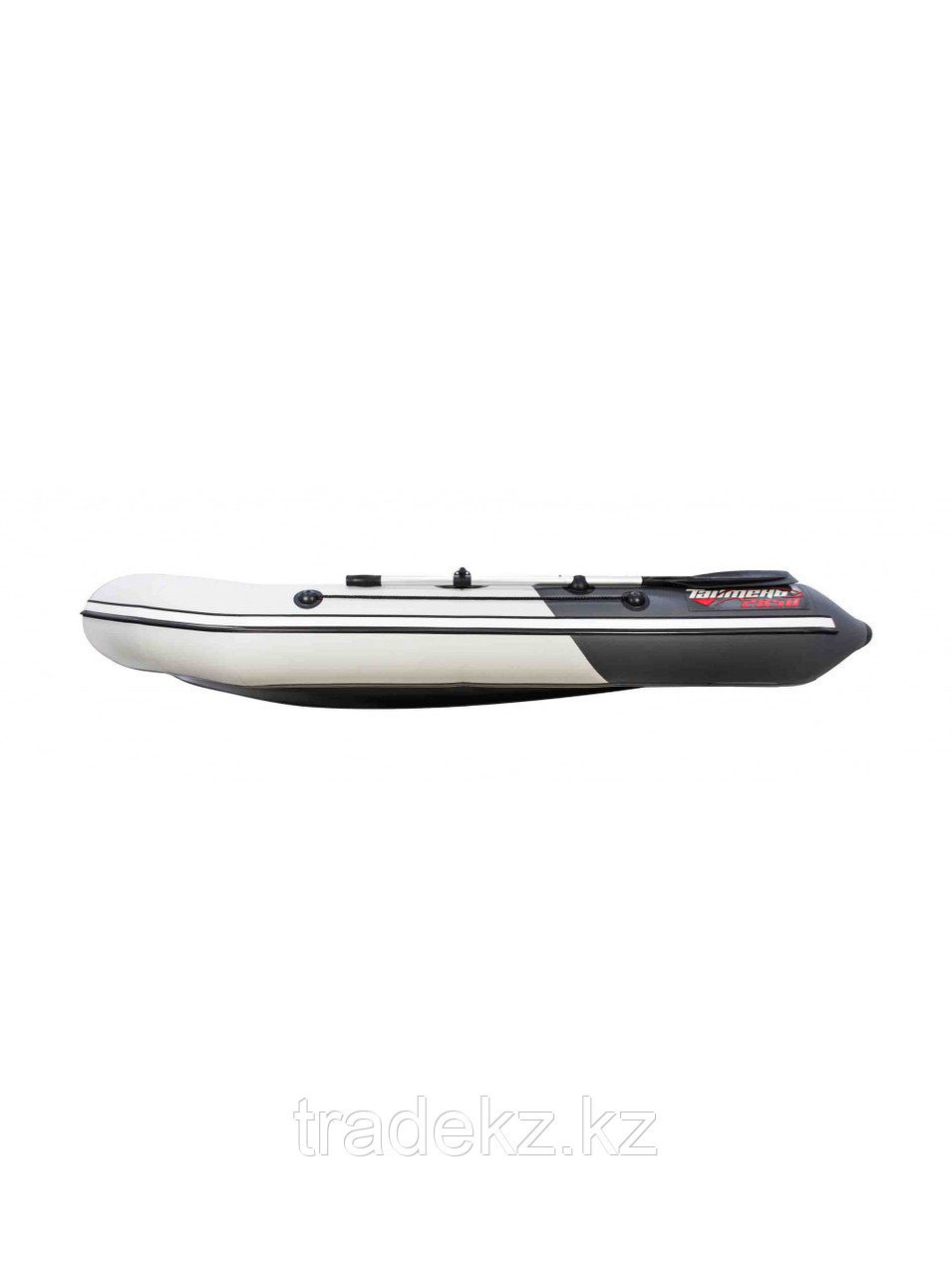 Лодка Таймень NX 2850 слань-книжка киль "Комби" светло-серый/графит - фото 7 - id-p76718356
