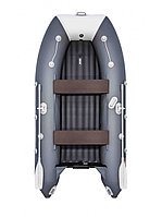 Лодка ПВХ Таймень LX 3400 НДНД графит/светло-серый