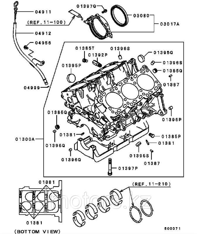 Сальник коренной Mitsubishi DMD372251