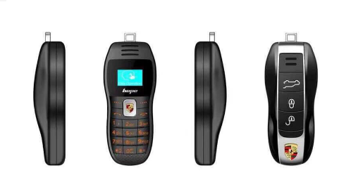 Супер маленький мобильный телефон в виде ключа-брелока Porsche Cayenne, Mini Phone BM90 - фото 2 - id-p76719256