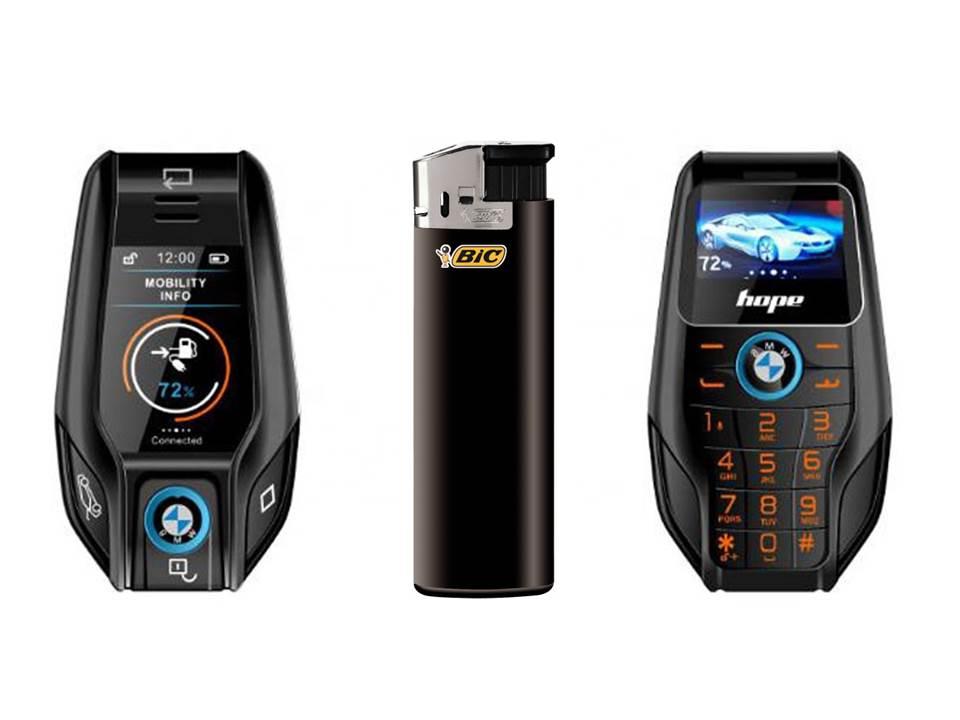 Супер маленький мобильный телефон в виде ключа-брелока BMW, Mini Phone BM750 - фото 4 - id-p76719698