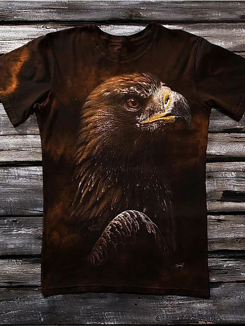 Орел молодежная мужская варенка футболка 3D - фото 1 - id-p76721519