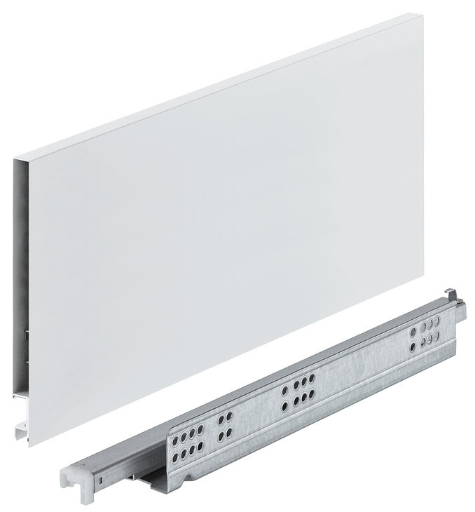 Выдвижной ящик MATRIX SLIM, белый, с доводчиком, 175X400MM, фото 1