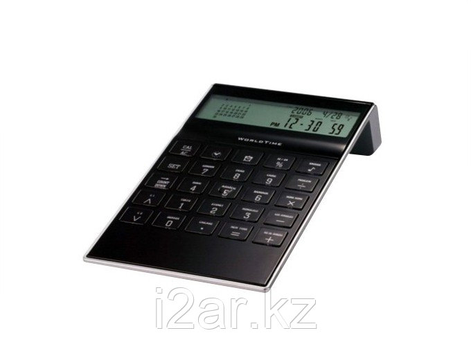 Калькулятор/часы/будильник черный - фото 1 - id-p76722913