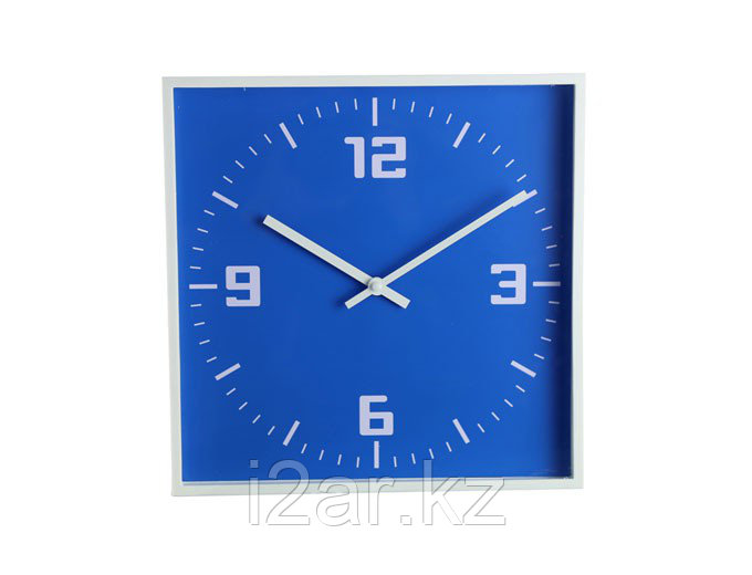 Настенные часы синие квадратные - фото 1 - id-p76722918