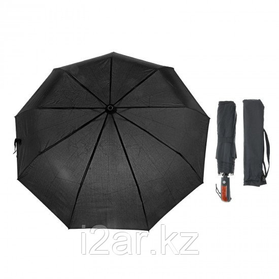 Зонт автомат, черный - фото 1 - id-p76722952