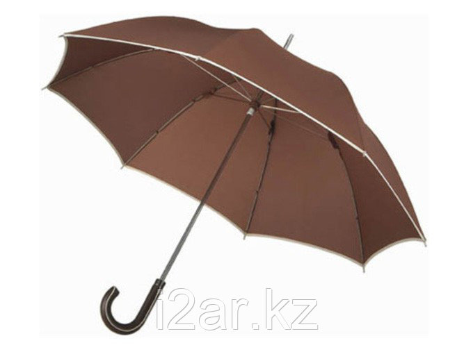 Зонт - трость (23"*14) коричневый - фото 1 - id-p76723113