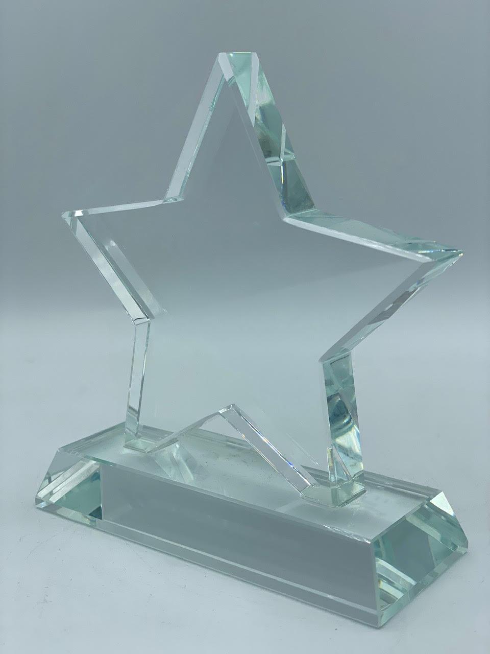 Статуэтка из стекла (H-13см с подиумом)