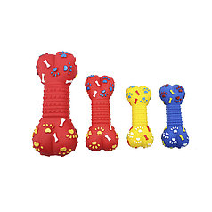 Игрушка виниловая кость-пищалка с лапками и шипами 18 см EV0052 ZooMax