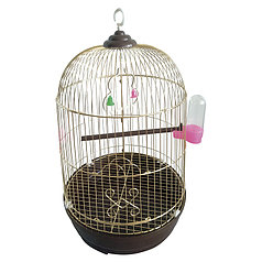 Клетка 30-51см  003 ХРОМ-golden-1