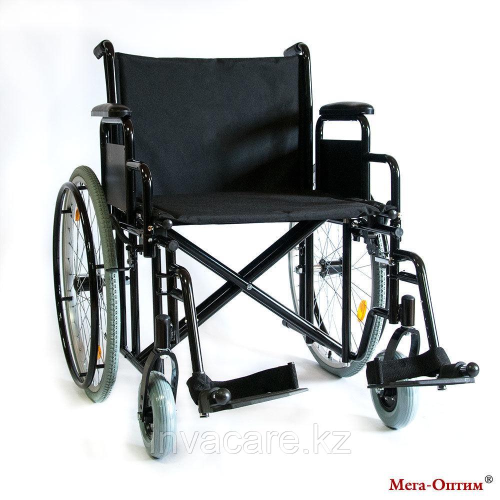 Инвалидная коляска 711AE, ткань, пневматические задние колеса