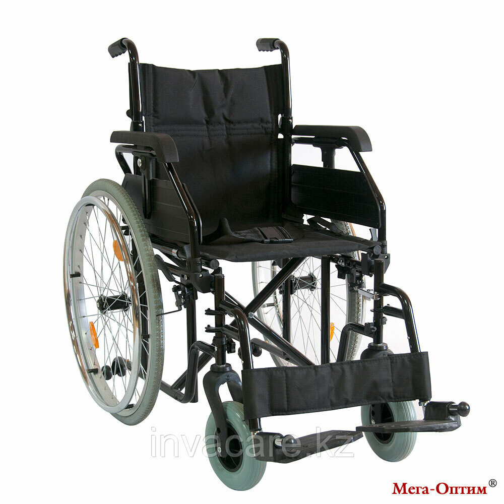 Инвалидная коляска 712 N-1, литые задние колеса