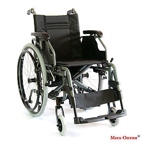 Инвалидная коляска с дополнительными транзитными колесами Мега Оптим FS 957 LQ