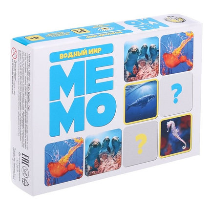 Настольная игра «Мемо. Водный мир», фото 2