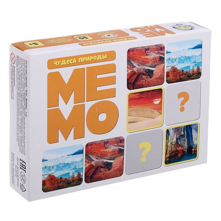 Настольная игра «Мемо. Чудеса природы», фото 2
