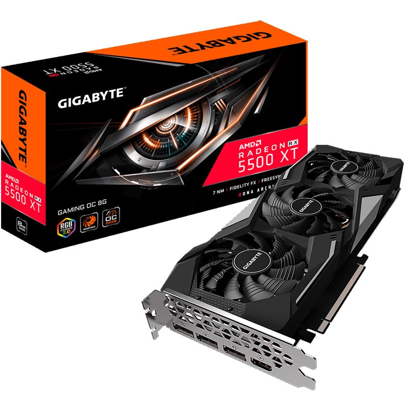 Видеокарта Gigabyte RADEON RX 5500 XT GAMING OC 8GB