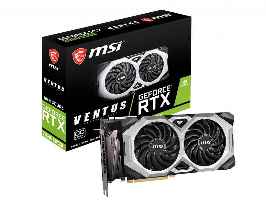 Видеокарта MSI GeForce RTX2080 SUPER VENTUS XS
