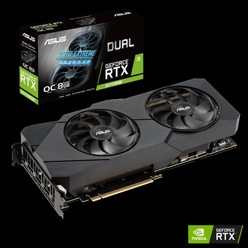ВидеокартаASUS GeForce RTX2070 Super 8Gb DUAL