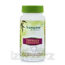 Трифала Гуггул, 60 таблеток, Sangam Herbals, Triphala Guggulu