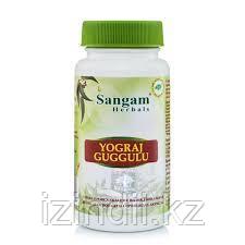 Йогарадж Гуггул, 60 таблеток, Sangam Herbals, Yograj Guggulu
