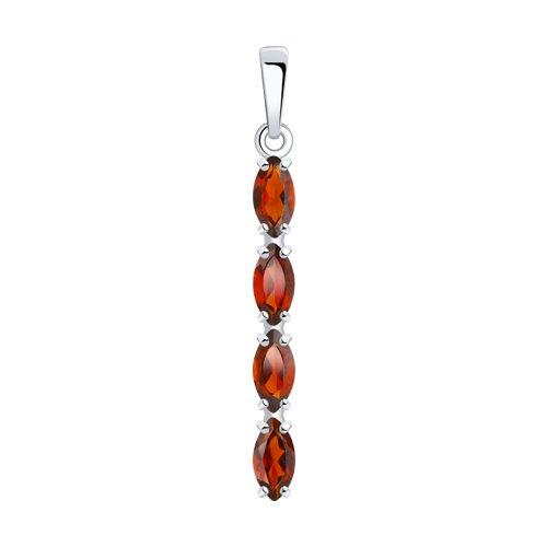 Подвеска из серебра с гранатами SOKOLOV 92030595
