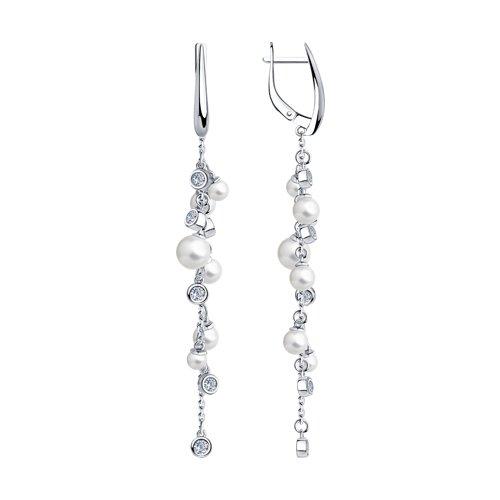 Серьги из серебра SOKOLOV 94023957
