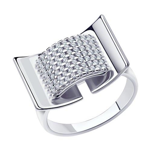 Кольцо из серебра с фианитами SOKOLOV 94013164