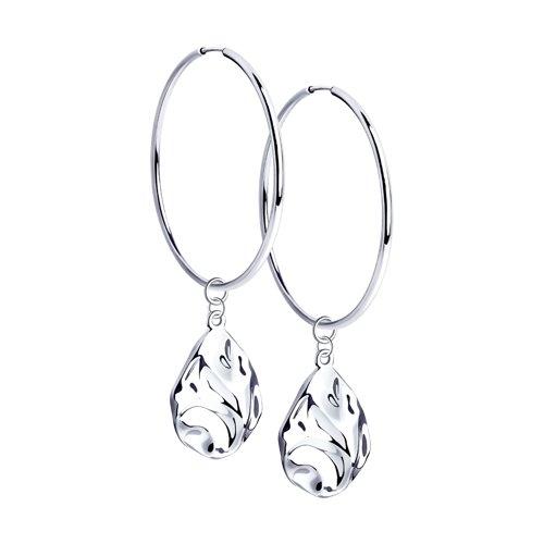 Серьги из серебра SOKOLOV 94023798