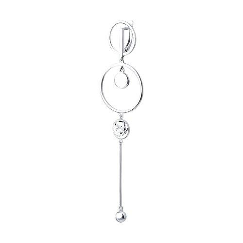 Серьга из серебра SOKOLOV 94170095