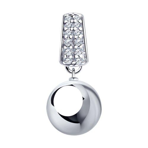 Подвеска из серебра с фианитами SOKOLOV 94032500
