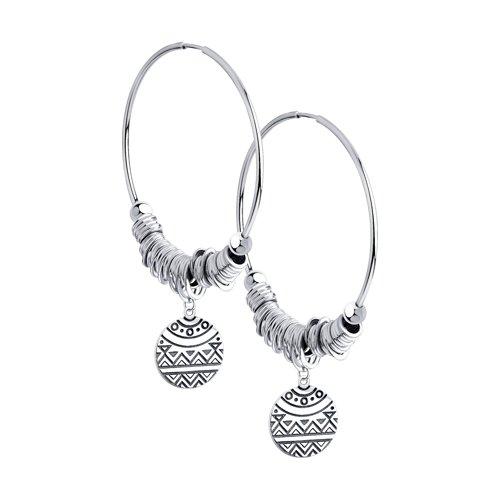 Серьги из серебра SOKOLOV 94023927