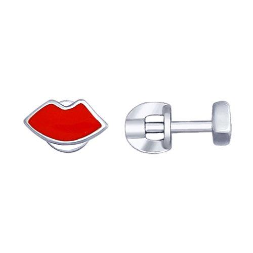 Серьги из серебра с эмалью SOKOLOV 94022992