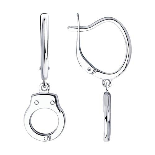 Серьги из серебра SOKOLOV 94024086