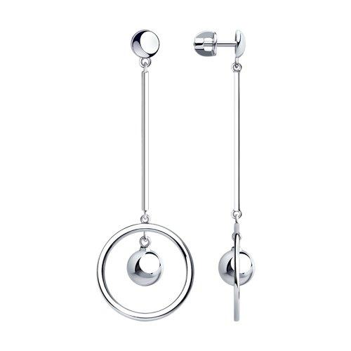 Серьги из серебра SOKOLOV 94023609