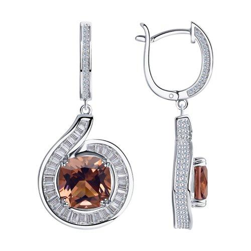 Серьги из серебра SOKOLOV 94024651
