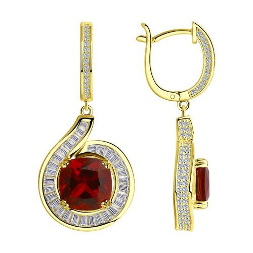 Серьги из серебра SOKOLOV 94024652