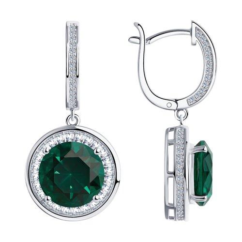 Серьги из серебра SOKOLOV 94024649