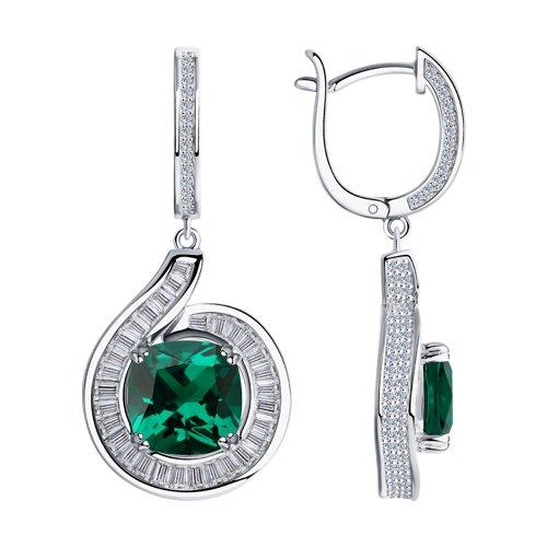 Серьги из серебра SOKOLOV 94024653
